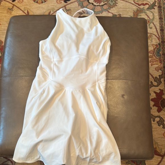 lululemon athletica Dresses & Skirts - Sporty White Sleeveless Lulu Dress